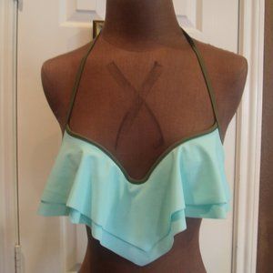 PINK Victoria's Secret Turquoise/Green Bikini Top